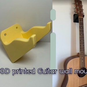 Guitar Wall Mount |3D Printed| for acoustic and Electric