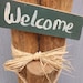 Welcome Pelican Wood Sign: Pier Post Seaside Decor ~ 1016 - Etsy
