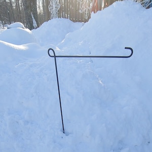 Garden Flag Holder Stake Metal Construction (Flags Not Included Purchase Separately)  1122-6; 1122-7
