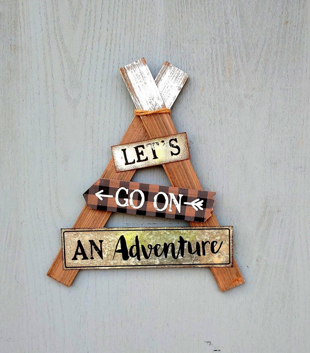 Trampolinme Sign Rv Rustic Adventurous RV Camper Trailer Traveling Sign ~ 153 - Etsy