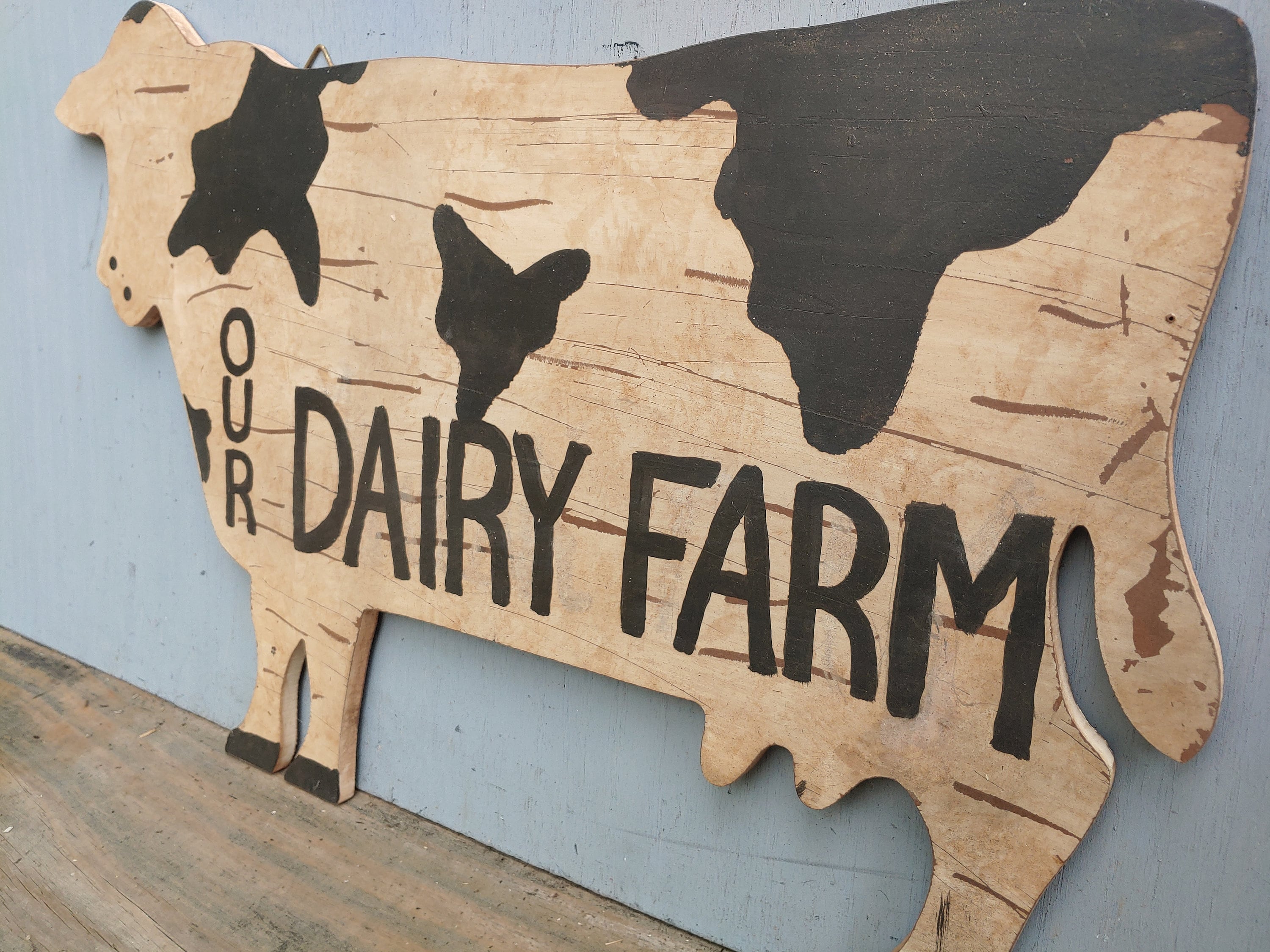 Wood Dairy Cow Wall Art Holstein Dairy Farm Milking Farming Etsy