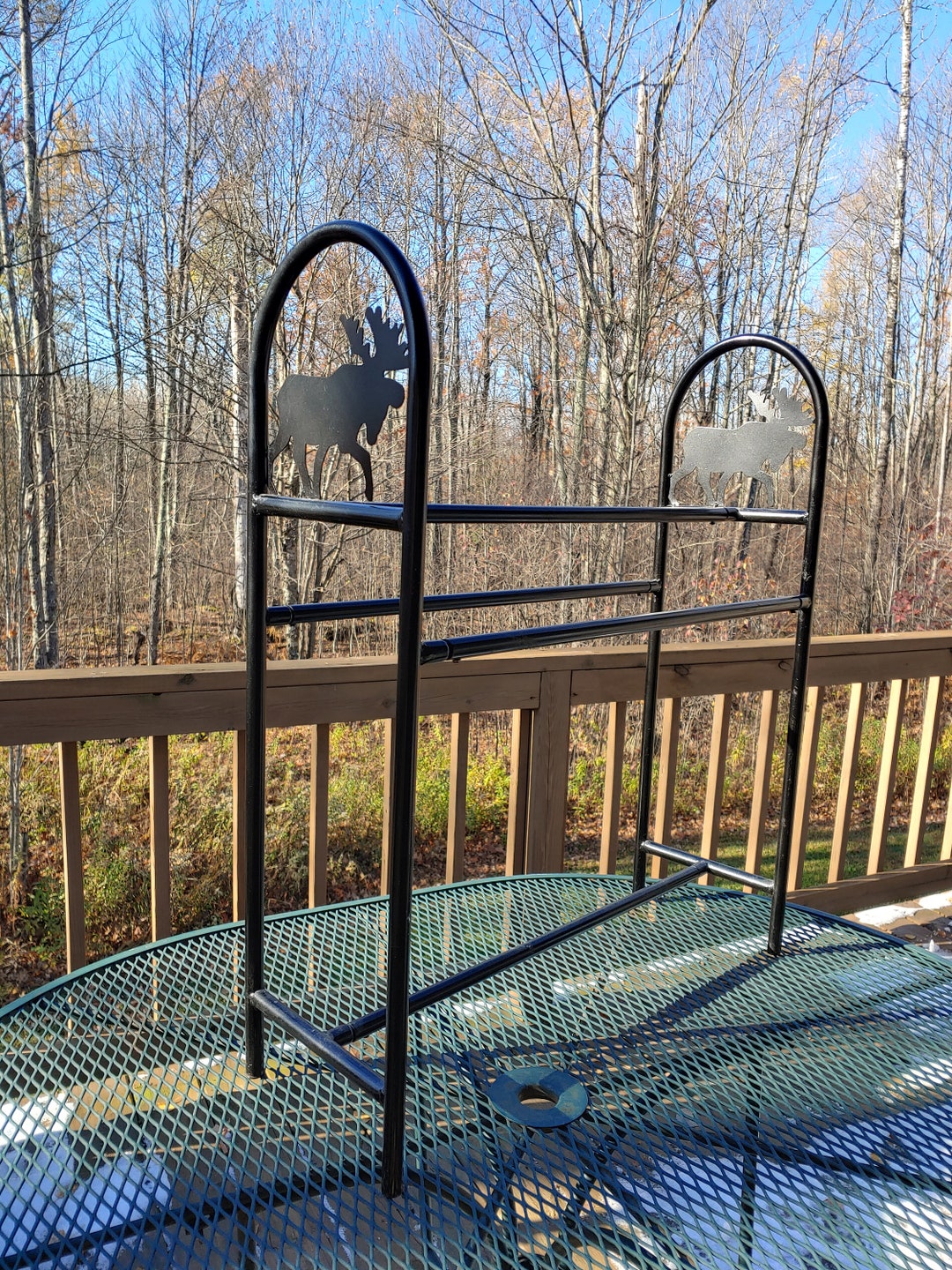 Vintage Metal Quilt Rack, Quilt Stand, Storage, Blankets, Afghans