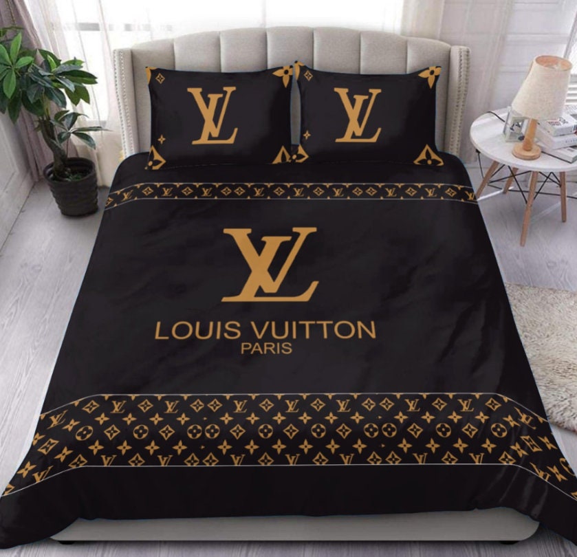 Luxury designer Embroidered bedding Set Modern Fashion Etsy