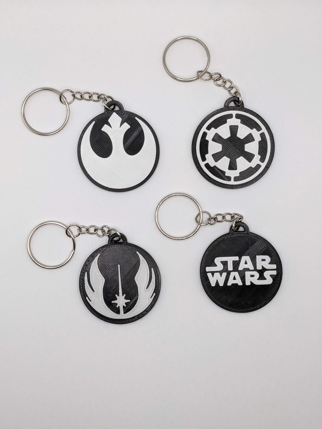 Star Wars Keychains Rebel Alliance Empire Jedi Order Etsy