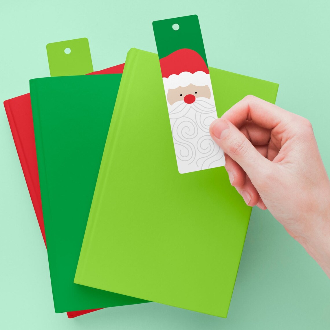 letter-to-santa-printable-bookmarks-bookmark-set-christmas-etsy