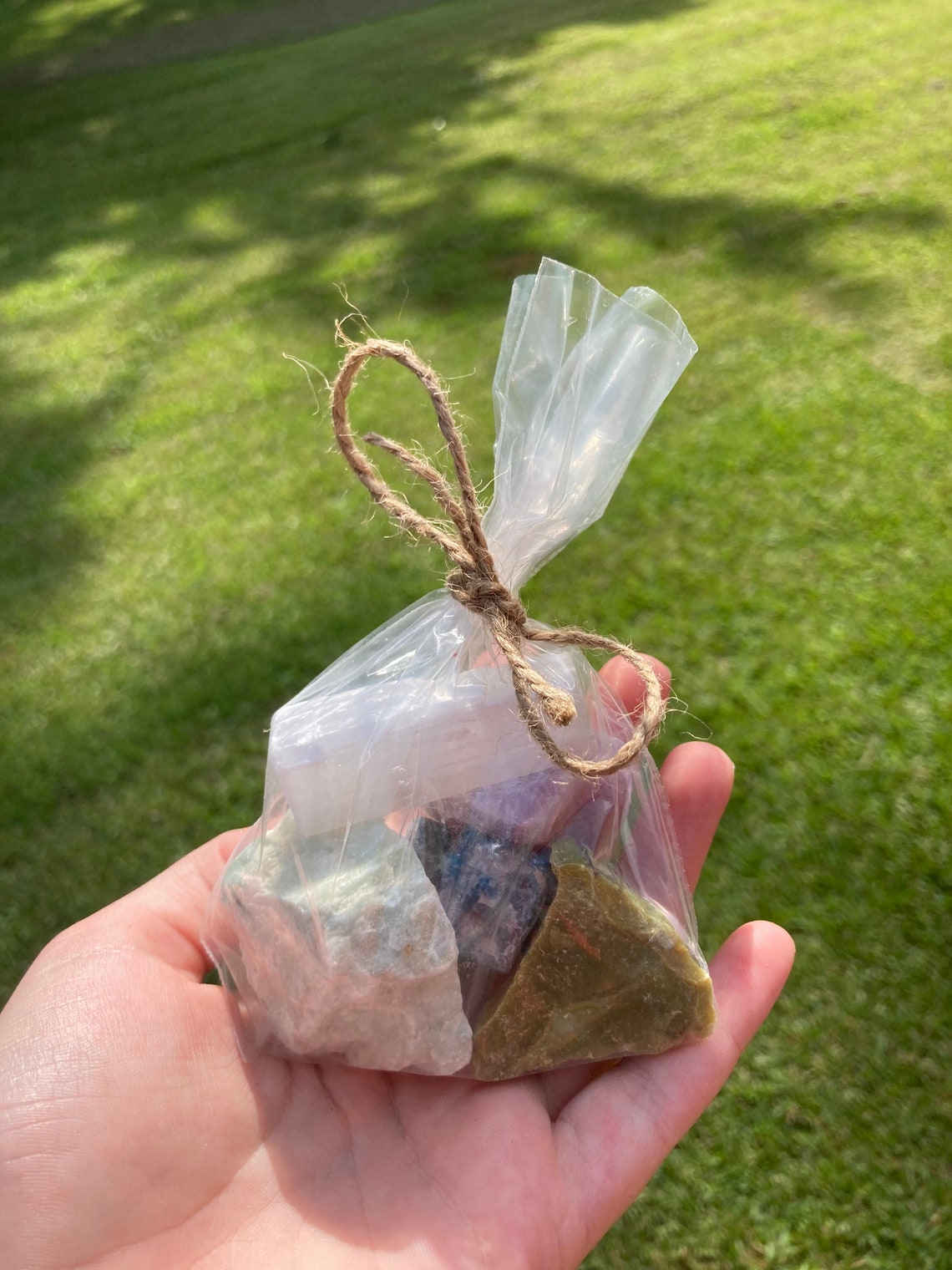 random crystal bag