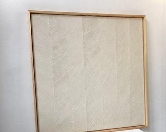 Sztuka ścienna z teksturą tynku, malarstwo minimalistyczne, nowoczesna sztuka ścienna 3D, minimalistyczny wystrój domu