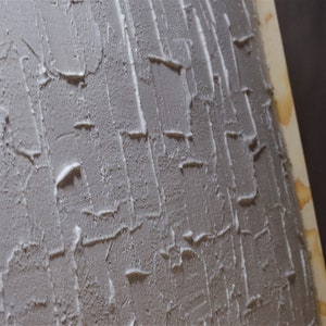 Arte de pared de yeso, arte de pared con textura blanca, arte de pared mínimo hecho a mano, pintura escultórica abstracta