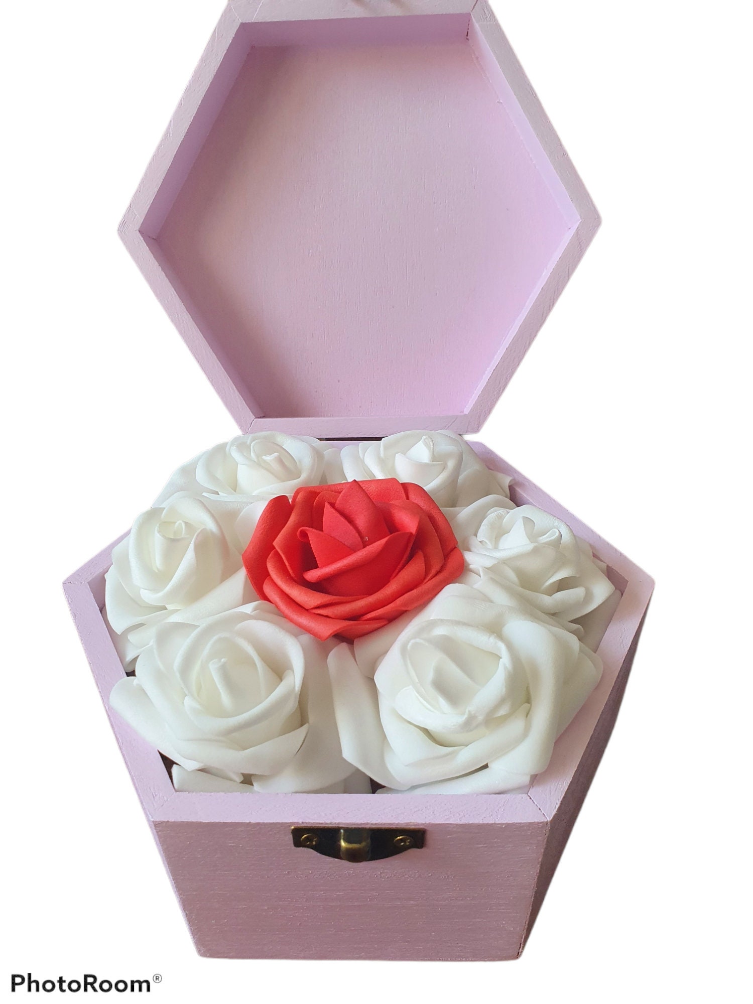 Personalised Rose Box Etsy