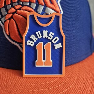 Jalen Brunson New York Basketball Home blauwe jersey sleutelhanger #11