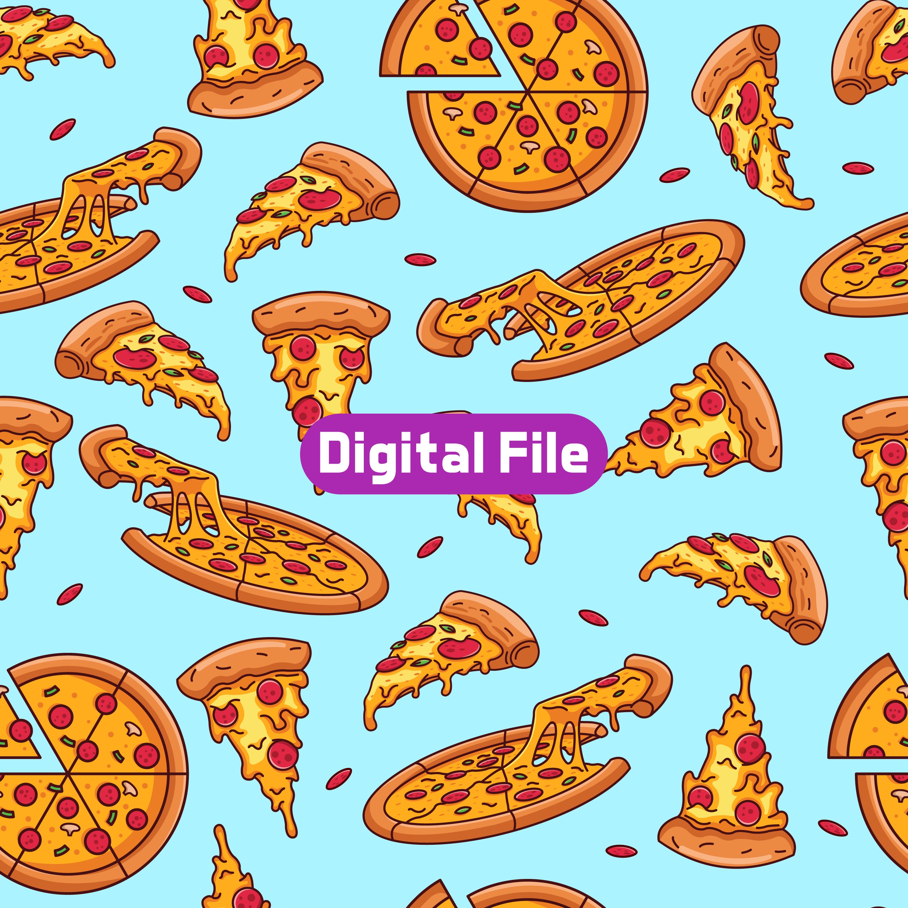 Pizza Slice Seamless Pattern Clipart Instant Download - Etsy New Zealand Pizza Slice Seamless Pattern Clipart Instant Download - Etsy New Zealand
