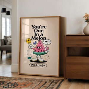 Retro Classroom Print, Colourful Growth Mindset Posters, Teacher Supplies, Instant Download Gallery Wall Set, Dopamine Decor, Children&#39;s Art