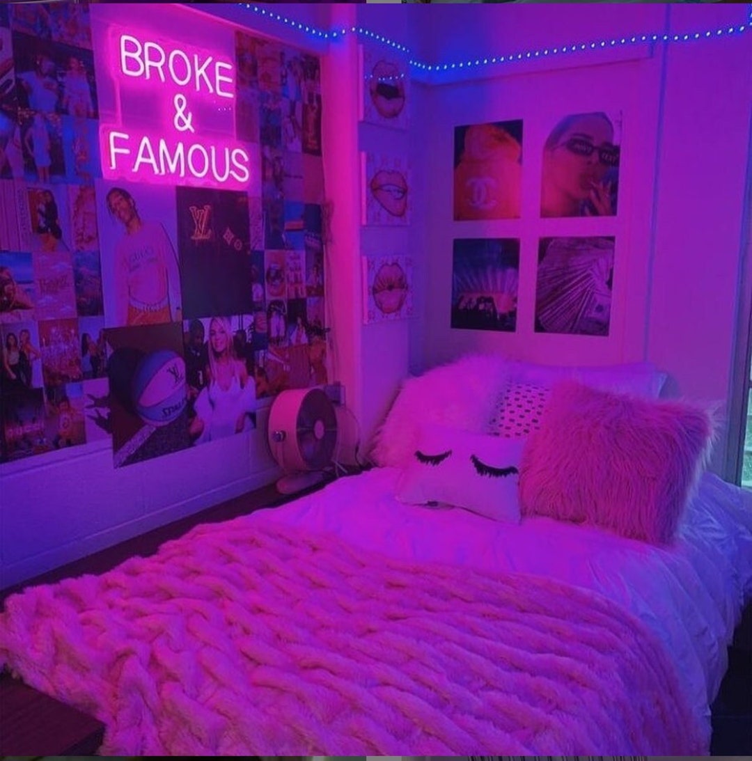 Handmade Led Neon Signbroke AND Famous Home - Etsy