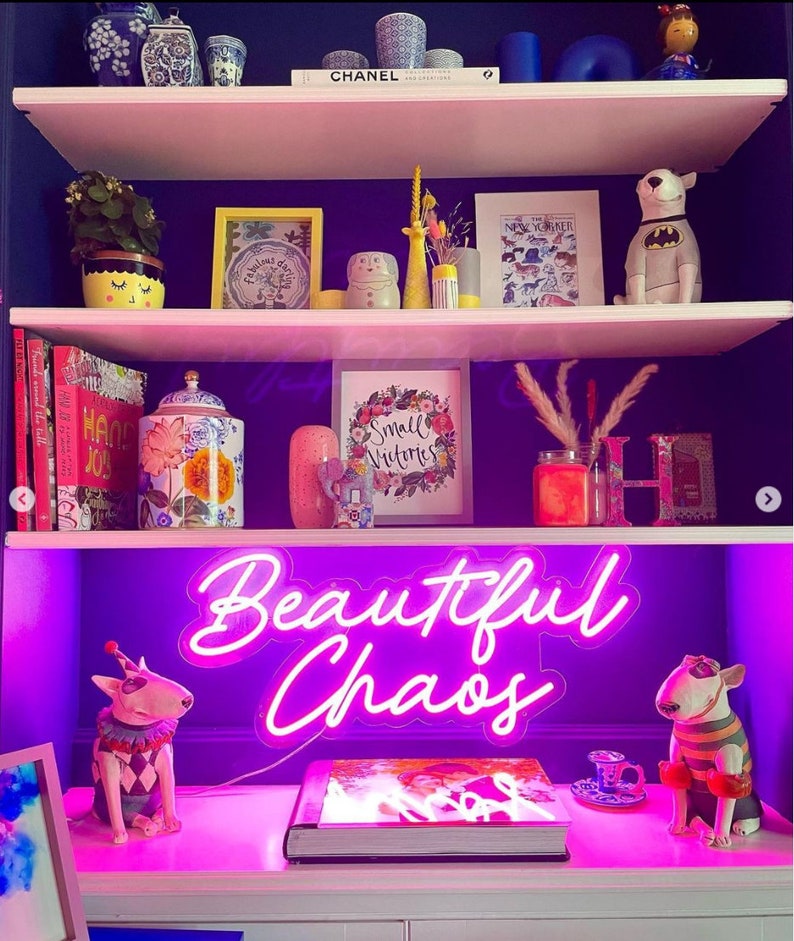 Beautiful Chaos LED Neon Sign Bedroom Wall Decor Sign. Etsy