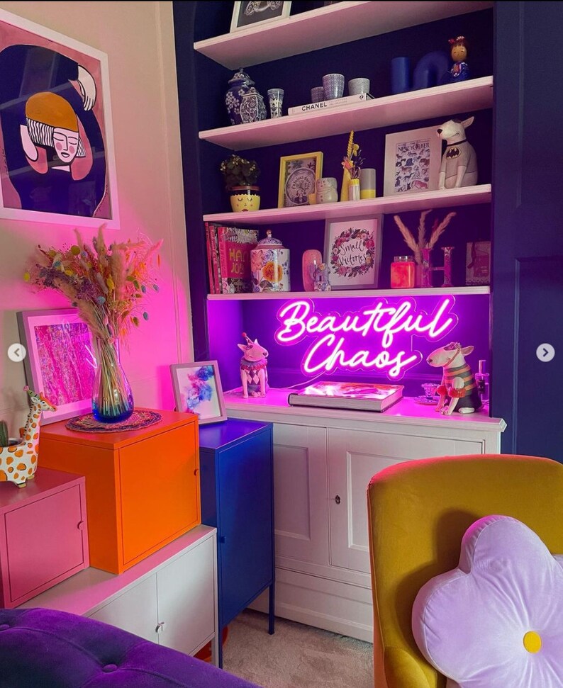 Beautiful Chaos LED Neon Sign Bedroom Wall Decor Sign. Etsy