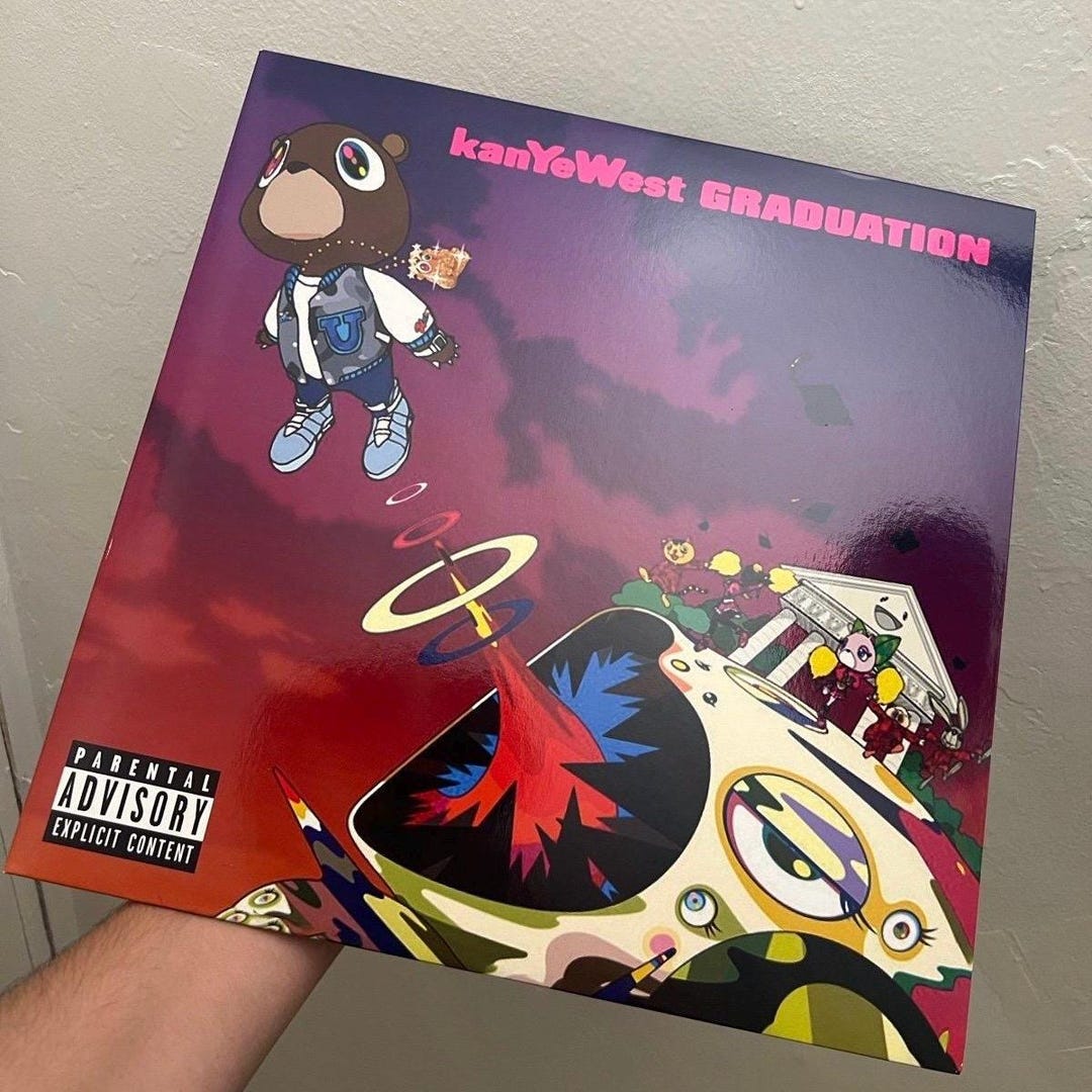 Kanye West Graduation 3LP 限定クリアレコード KANYE WEST / Graduation with Bonus Tracks Limited Edition CD