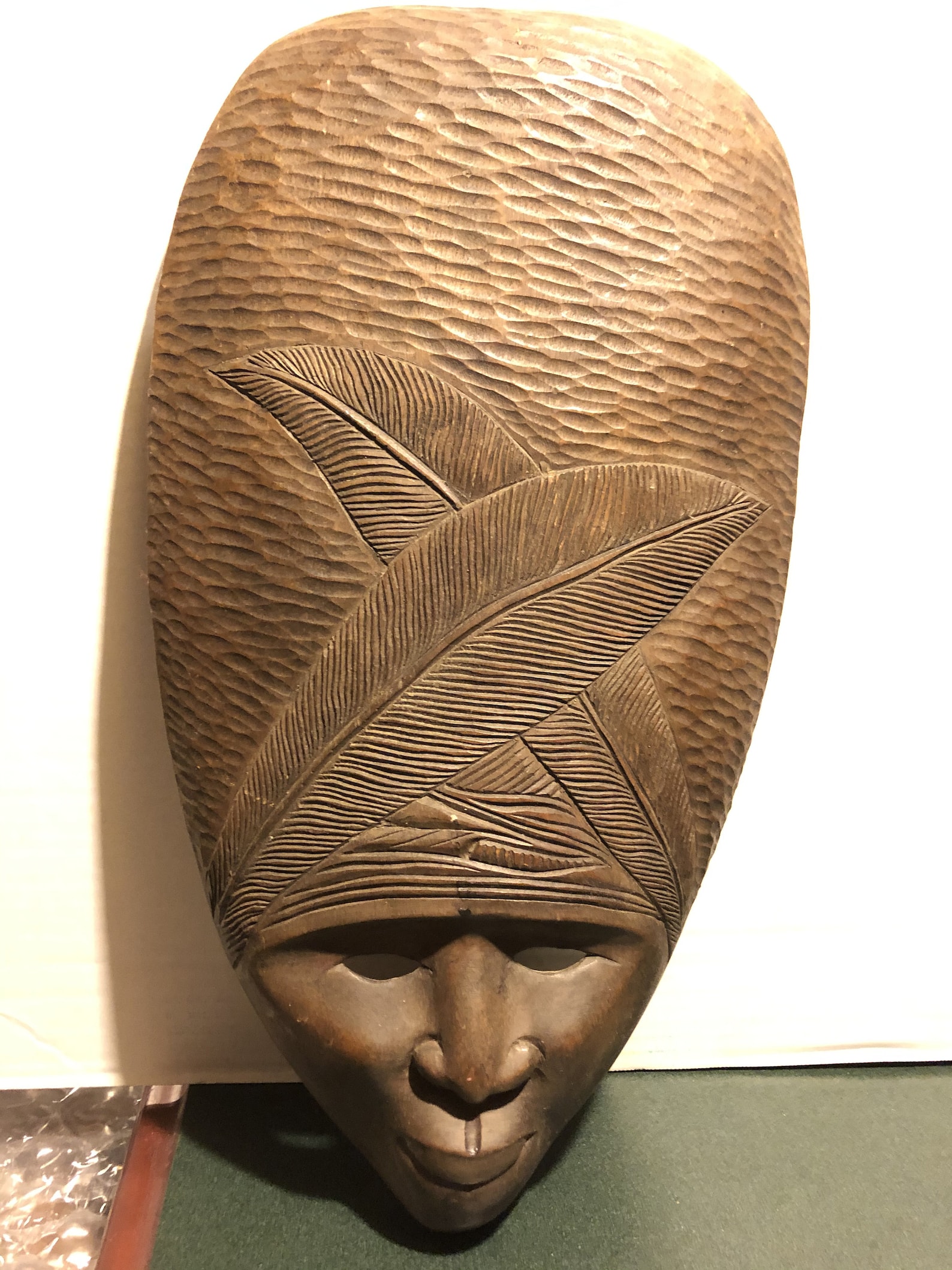Masque africain en bois UTILISÉ Etsy