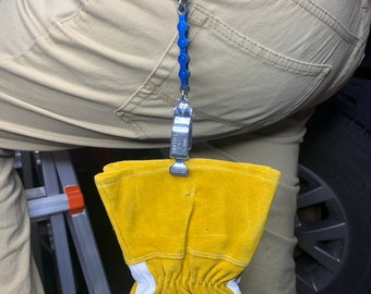 Heavy Duty Gloves Clip Holder- All Blue Color