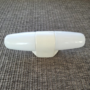 White vintage mirror lamp 6068 by Wilhem Wagenfeld for Lindner Germany.