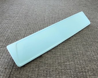 Vintage blue turqoise ceramic bathroom shelf