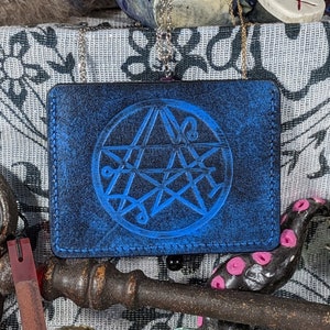 Lovecraft Wallet, Cthulhu Wallet, Leather Card Wallet, Call of Cthulhu Wallet, Yog-Sothoth Wallet, Necronomicon Wallet, Seal of Yog-Sothoth