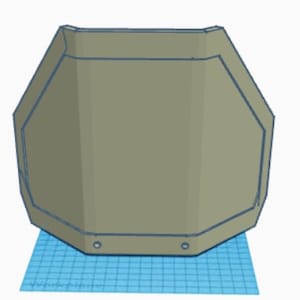 Costume Pauldron, 3D STL File Printable Model