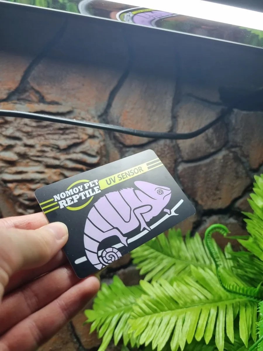 UVB checker! Check your reptiles tortoise, snake, fish, frogs UVB - reusable!