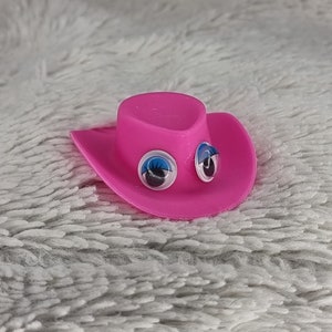 EYES on YOU cowgirl reptile hat, lizard hat, rat hat, frog, snake, bearded dragon, crested gecko, hamster hat