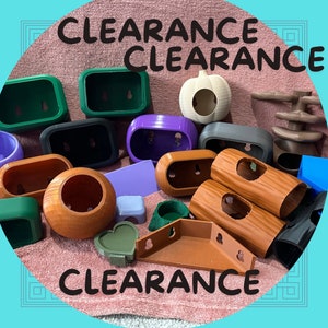 CLEARANCE SALE reptile hides, reptile ledges, frog hides, frog ledges, gecko, frog, lizard, spider