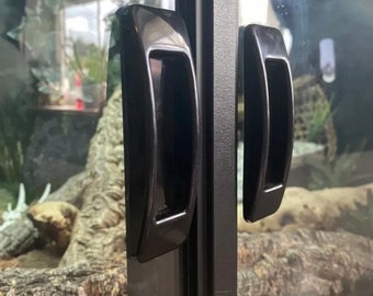 Vivarium / tank / reptile handles for glass terrariums, vivarium etc! No more finger prints!