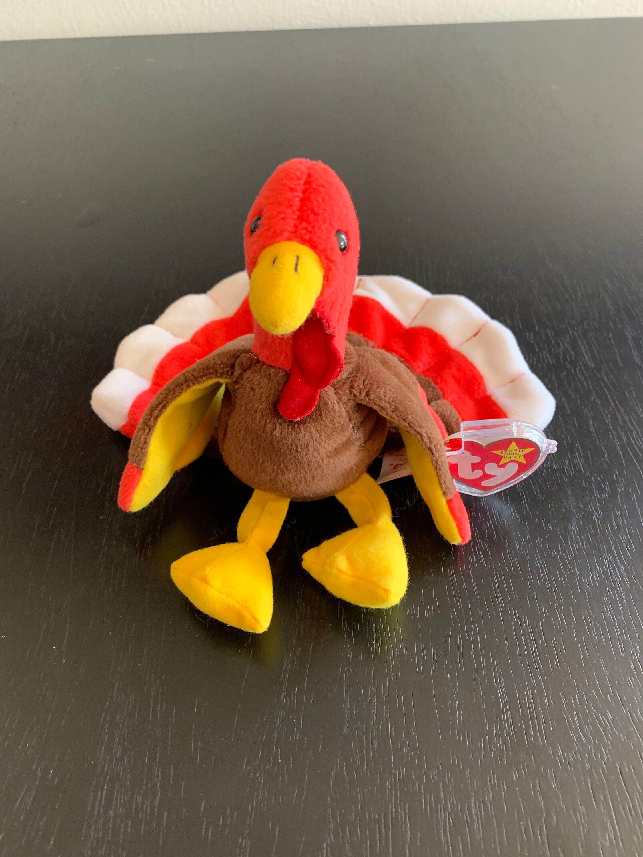 1996 Gobbles The Turkey Ty Beanie Baby with Tag Etsy