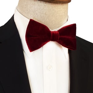 claret bow tie
