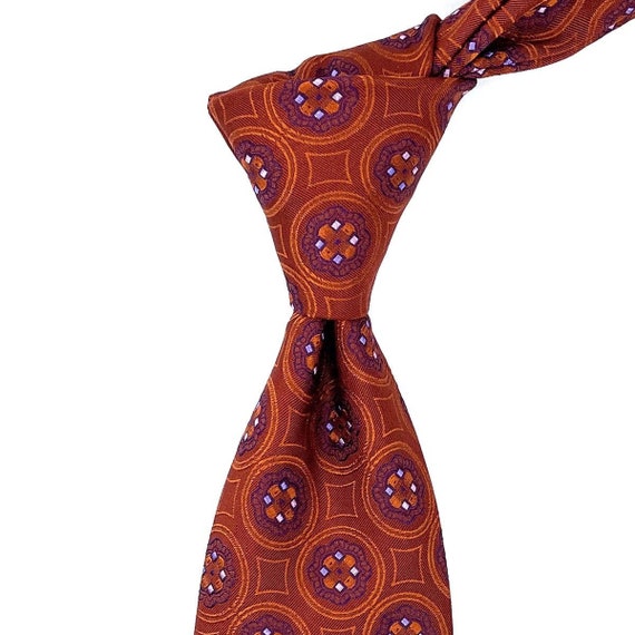 Handmade Italian Colorful Silk Necktie Silk Ties Red Tie Brown Tie Mustard Tie Orange Silk Tie Gift Ties Gift for Husband Mens Ties Etsy UK