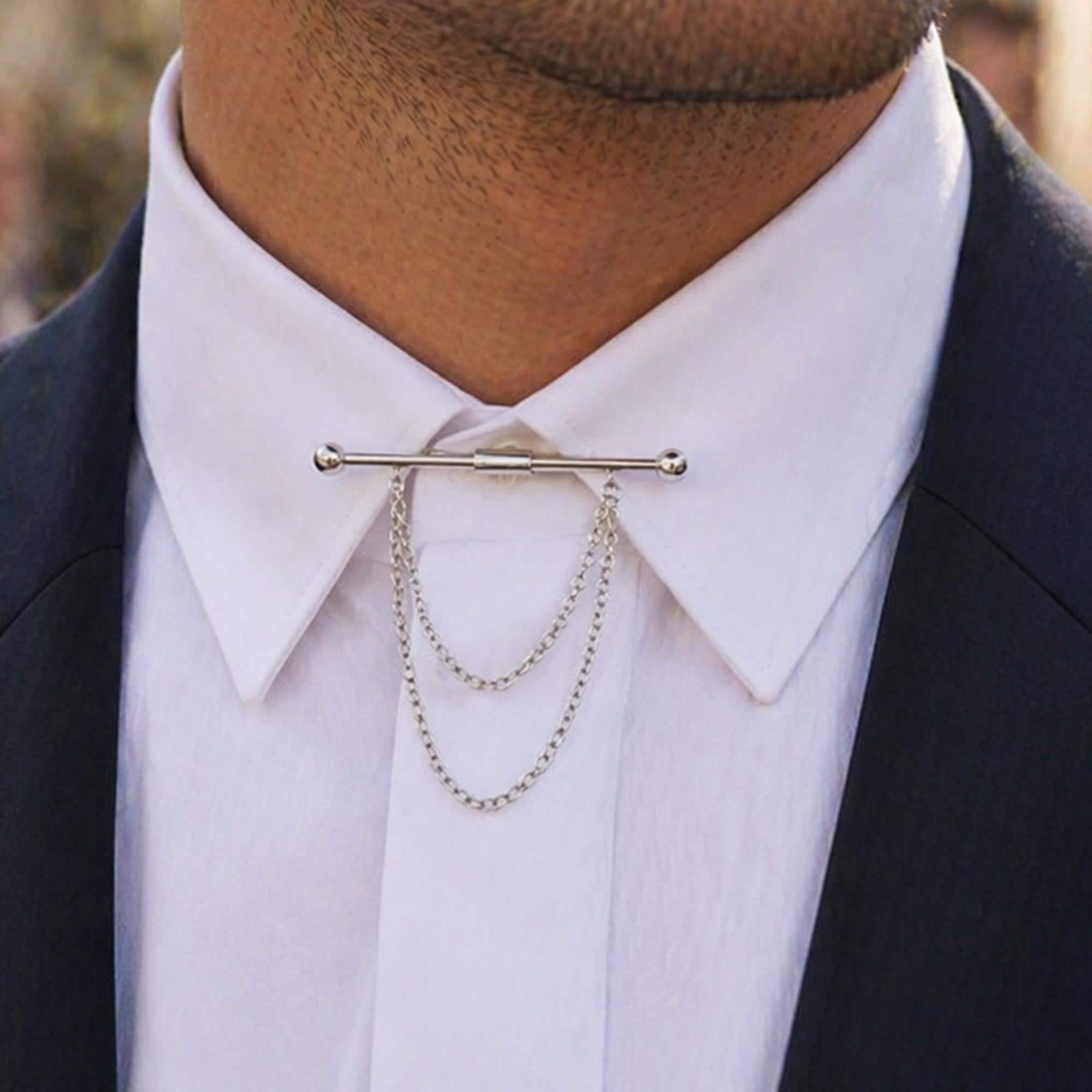 Dress Shirt Collar Chain - Etsy