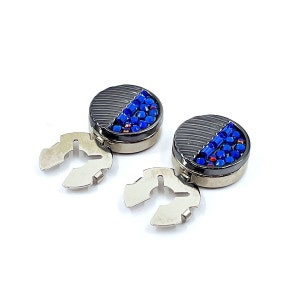 Detachable Cover Cufflinks, Handmade Silver Cufflinks, Blue Stone Cufflinks, Gift For Men, Wedding Gift, Gift for Grooms, Mens Cufflinks