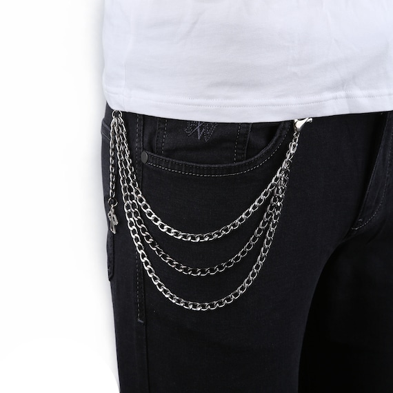 Men Pants Chain Keychain Wallet Chain for Pants Key Chain Simple  Minimalistic Design Small Gift for Him or Her 