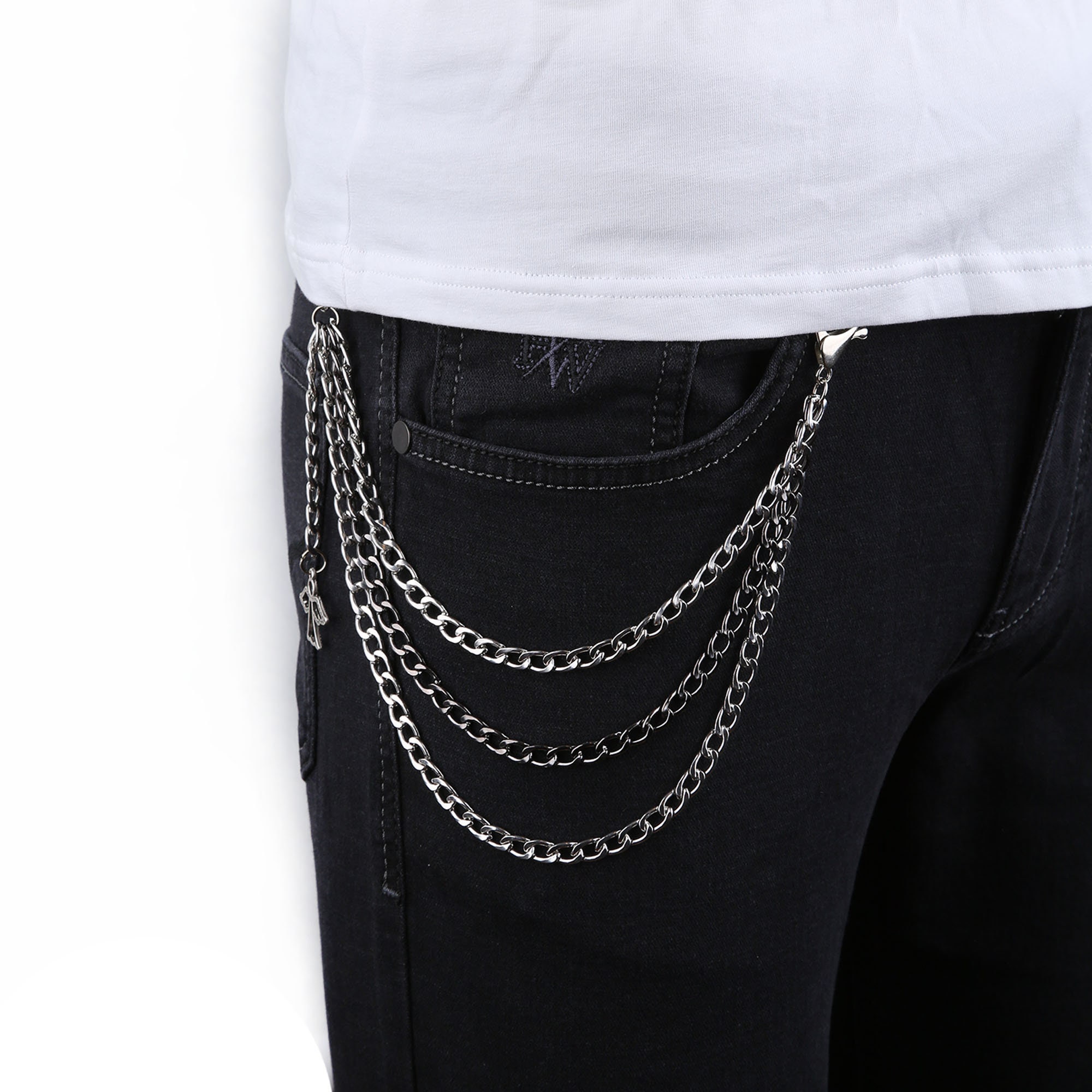 Angel Detail Pants Chain, Key Chain for Pants, Jeans Accessories, Jeans  Chain, Mens Pants Chain, Chain Belt, Pocket Chain for Trousers Gift 