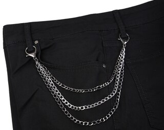 Catena Portafoglio In Acciaio Inox Per Uomo E Donna - Lunga 50cm, Stile Punk E Gotico