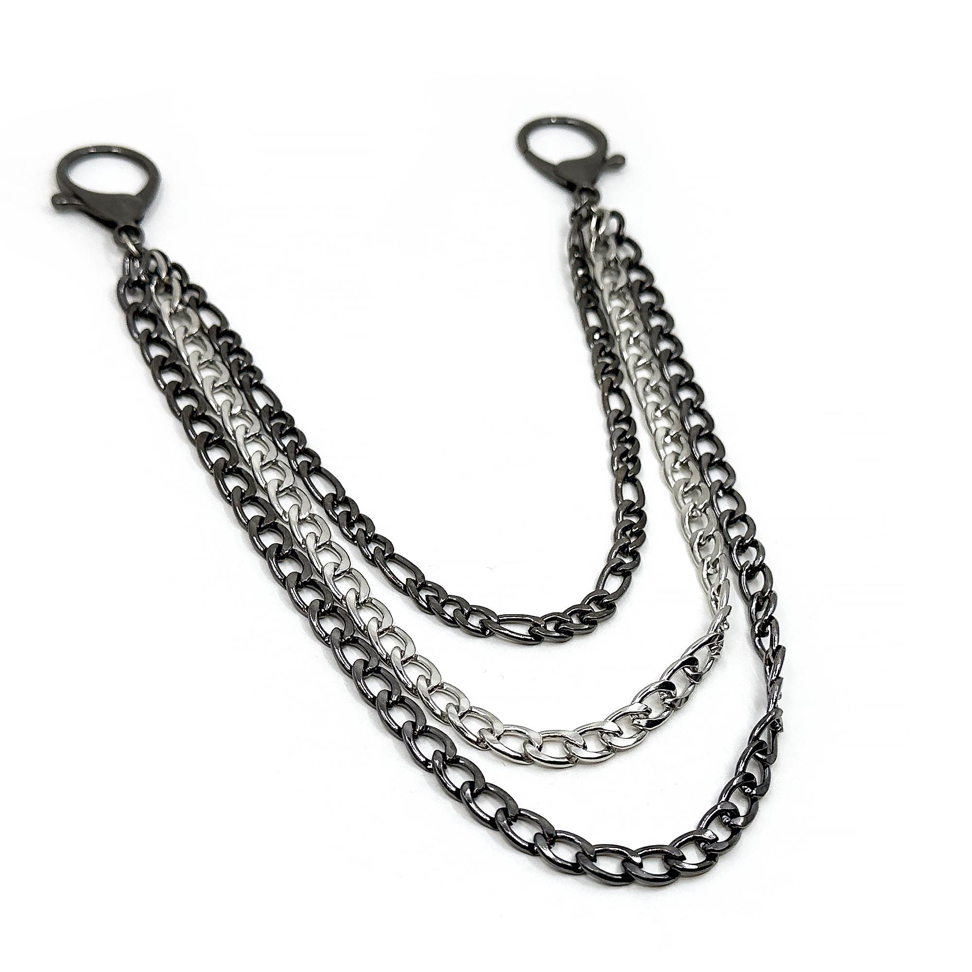 Triple Layer Wallet Chain: Punk Biker Jean Chain - Etsy