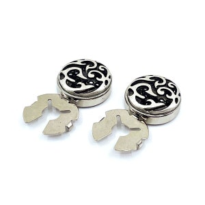 Shirt Button Cover Cufflinks, Handmade Silver Cufflinks, Men&#39;s Cufflinks, Gift For Men, Wedding Gift, Wedding Cufflinks, Groomsmen Cufflinks
