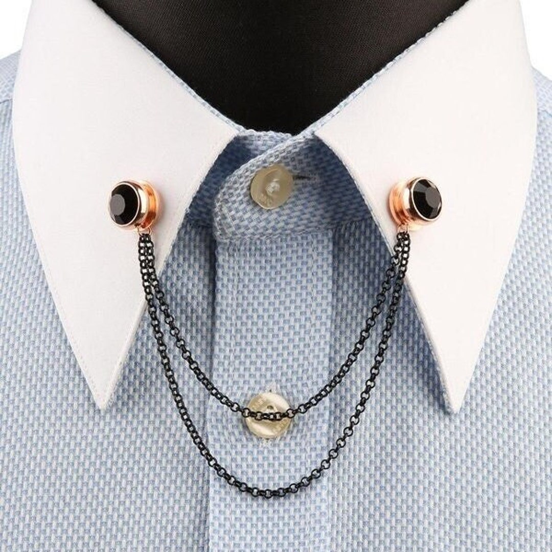 Mens gold collar clearance chain
