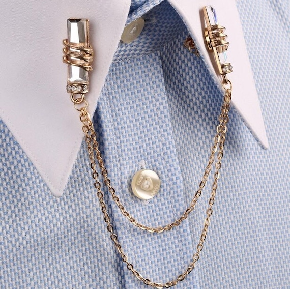 slim fit dress slacks Constance Wrap Chain | Gold Lariat Necklace main image 1
