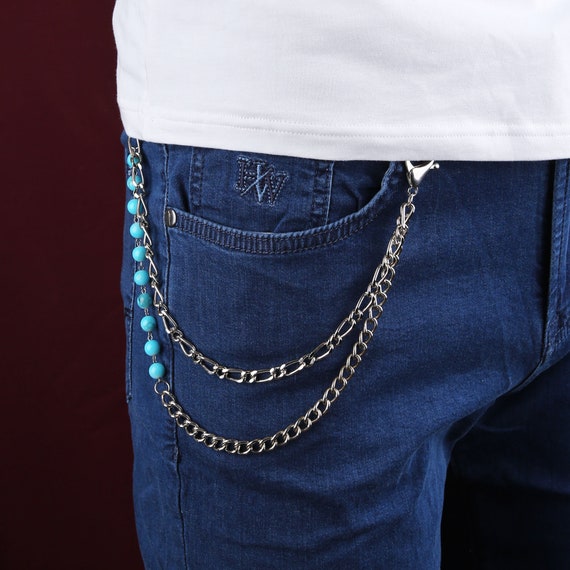 broek Jeans accessoires Jeans Ketting - Etsy Nederland