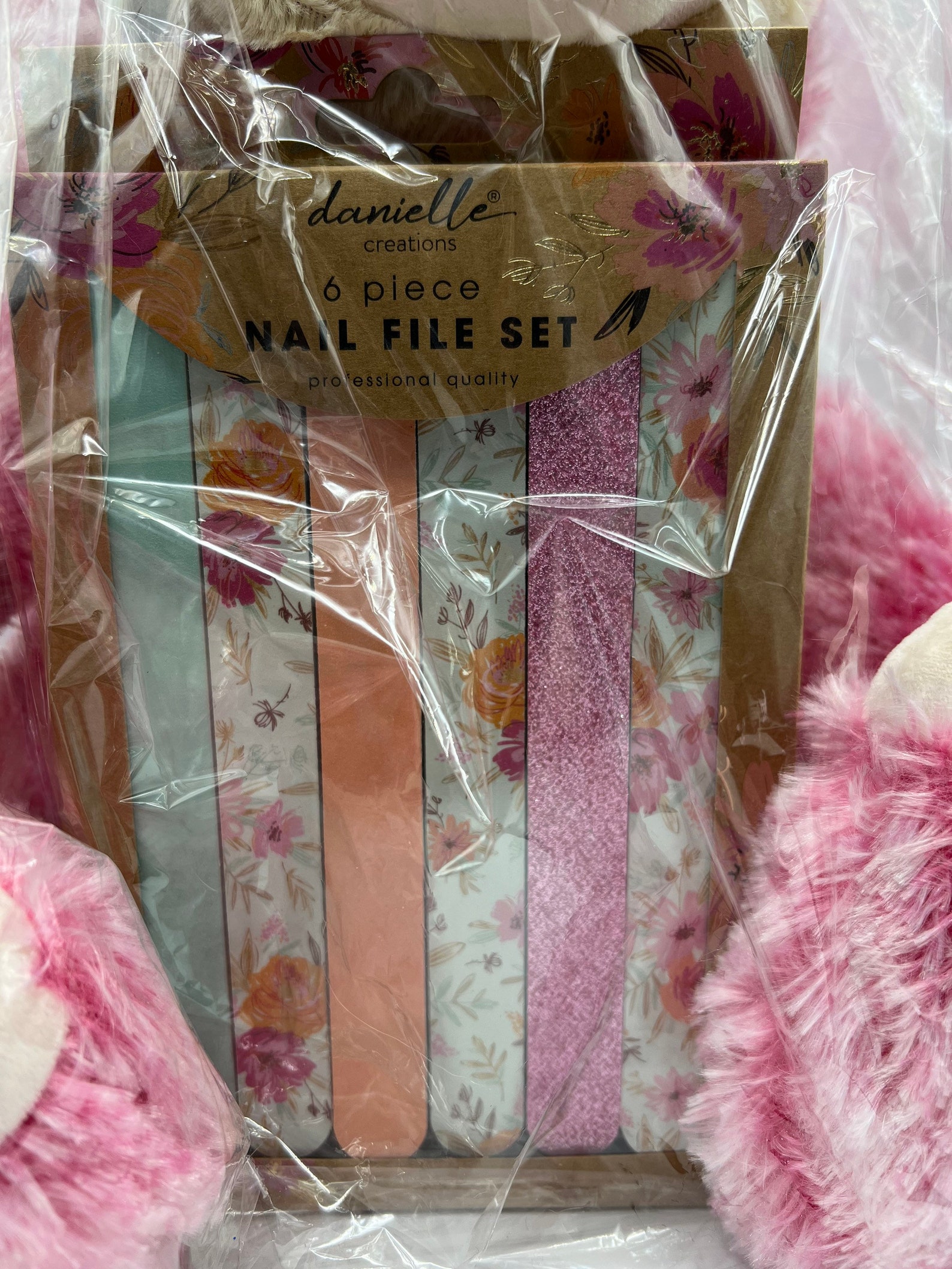 Any Occasion Gift Basket/stuffed Animal With Fashion Nail Etsy