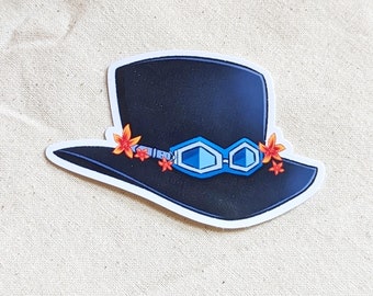 Pirate x Plants Handmade Sticker - Dragon Claw Hat