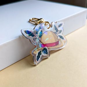 Pirate Hat Acrylic Holographic Keychain