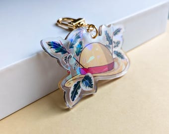 Pirate Hat Acrylic Holographic Keychain