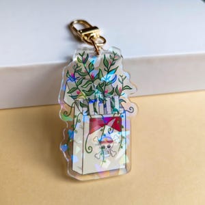 Strawhat Cook Acrylic Holographic Keychain