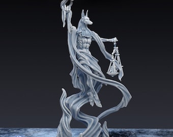 Anubis, Shard of Death (Three Sizes; fits 40mm, 60mm, 80mm Base) | Miniature Wargaming Kits (Den of Imagination)