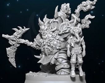 Chosen One of the Plague (fits 50mm base / Additional Hand Options) | Miniature Wargaming Kits (Den of Imagination)